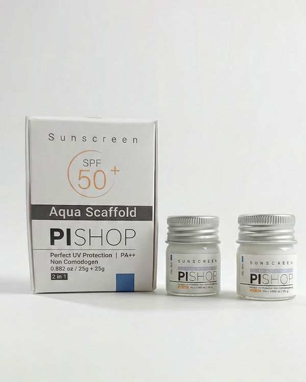 کرم ضد آفتاب بی رنگ SPF50 پی PI مناسب پوست خشک حجم 50 میلی لیتر - تصویر 4
