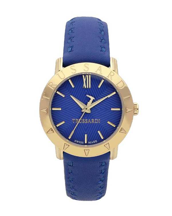 ساعت مچی زنانه عقربه ای آبی مدل TR-R2451108502   Trussardi