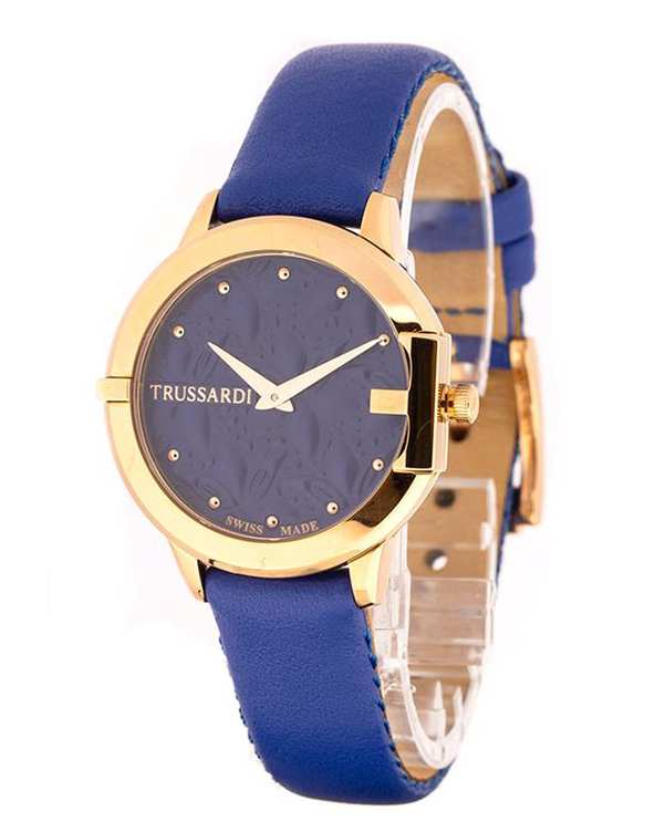 ساعت مچی زنانه عقربه ای آبی مدل TR-R2451114503  Trussardi