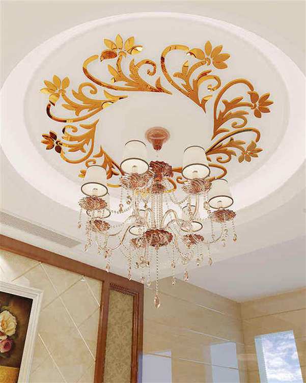 آینه طرح گلستان کد 80C مسی دوبکس