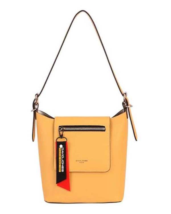 ​کیف زنانه دستی مدل Cm5600 زرد دیوید جونز