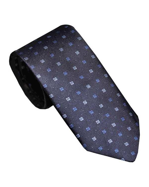​کراوات مردانه کد 1152 سرمه ای گلدار اکسوری