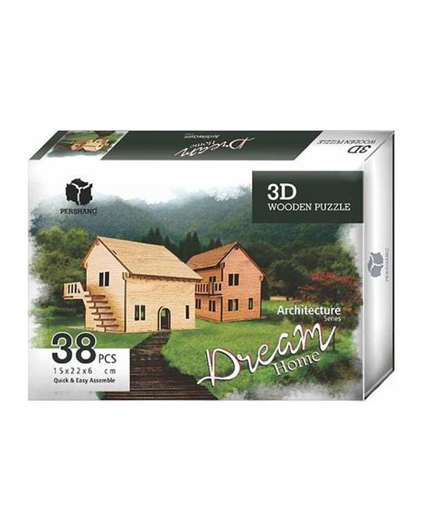 پازل سه بعدی چوبی مدل Dream Home پرشنگ