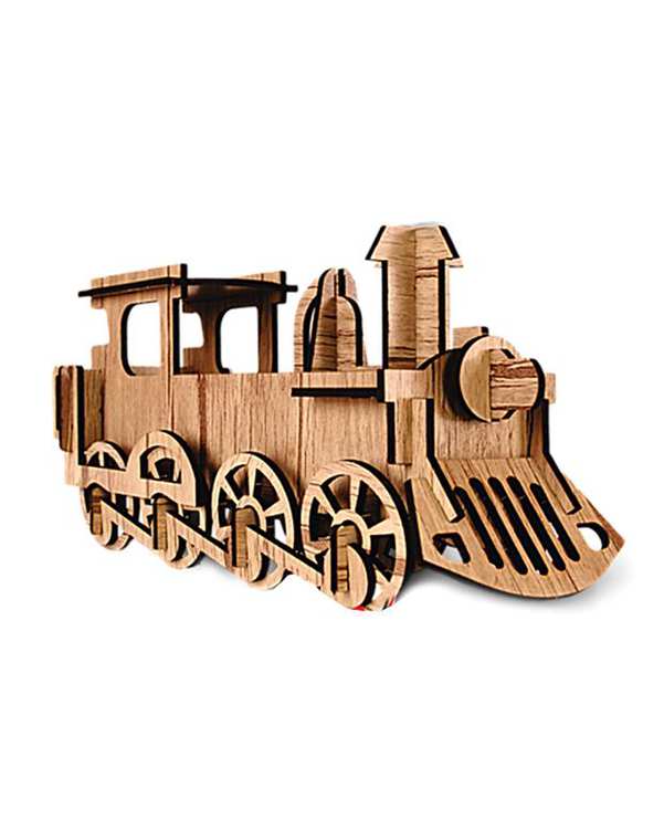 پازل سه بعدی چوبی مدل Locomotive پرشنگ