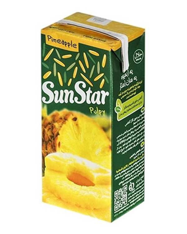 آبمیوه آناناس پالپ دار 240 میلی لیتری سان استار