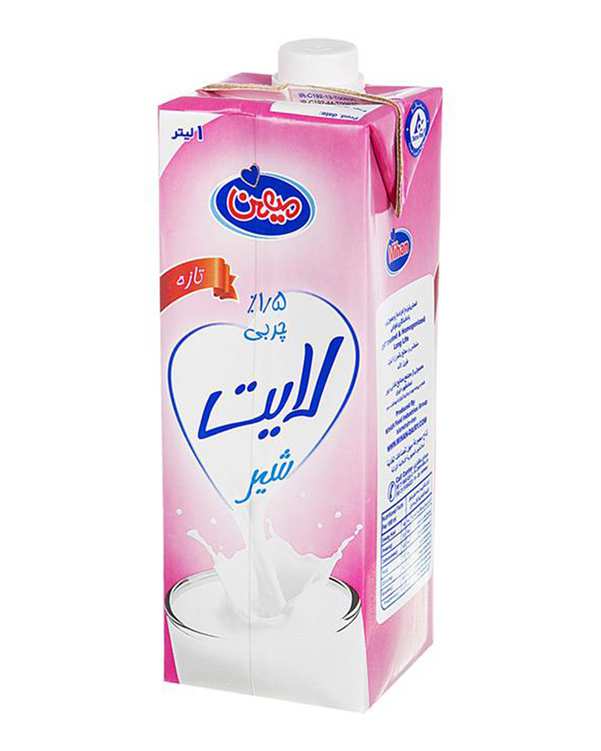 شیر کم چرب لایت با چربی 1.5 درصد 1 لیتری میهن