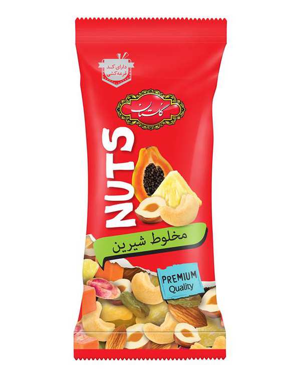 آجیل مخلوط شیرین 40 گرمی گلستان