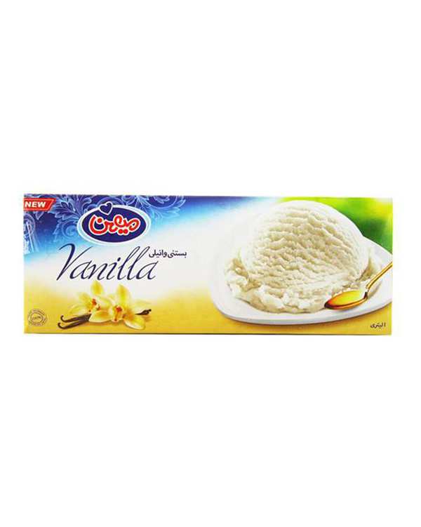 بستنی وانیلی 1 لیتری میهن