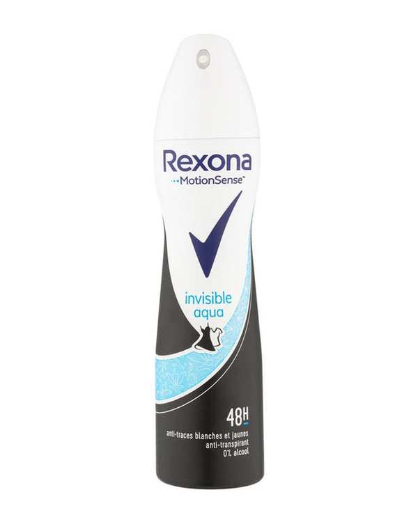 اسپری بدن زنانه دئودورانت 200ml Invisible Aqua رکسونا