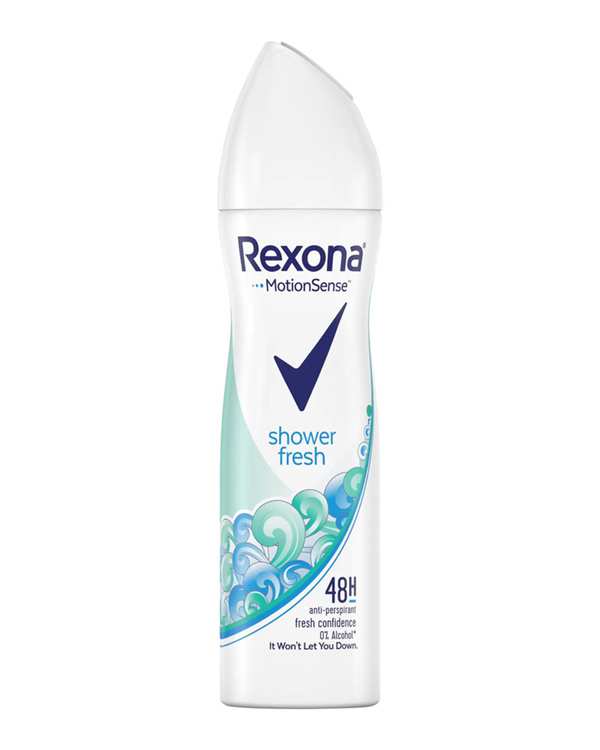 اسپری بدن زنانه ضد تعریق 48 ساعته 200ml Shower Fresh رکسونا