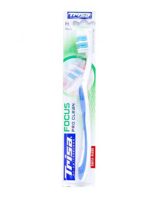 مسواک تریزا مدل Focus Pro Clean با برس سخت ارسال رنگ رندوم