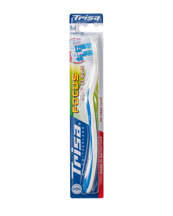 مسواک Focus Pro Clean با برس متوسط تریزا - ارسال رنگ رندوم