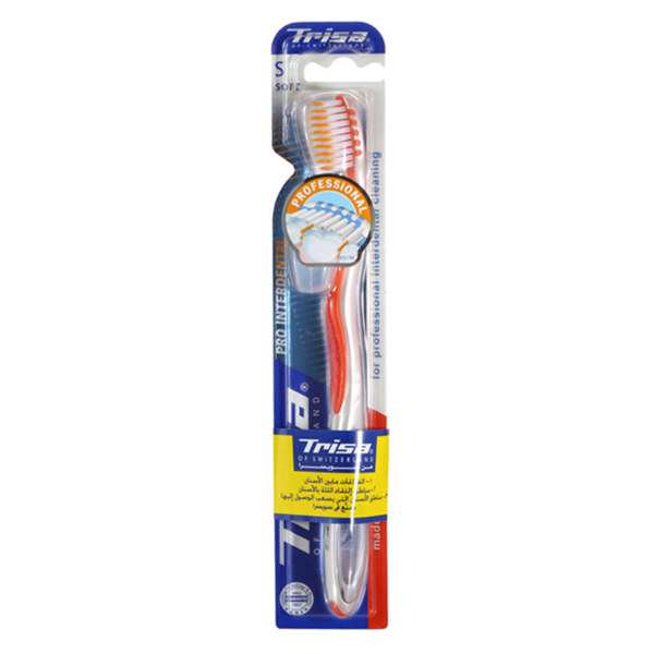 مسواک Pro Interdental با برس نرم تریزا - ارسال رنگ رندوم