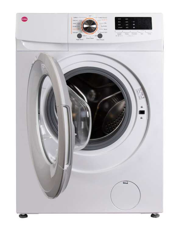 ماشین لباسشویی اتوماتیک 6 کیلویی مدل TFW 26103 W سفید کرال