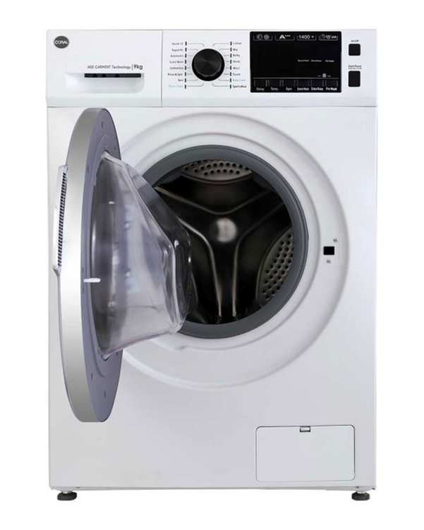 ماشین لباسشویی اتوماتیک 9 کیلویی مدل TFW69430 WT سفید در کروم کرال