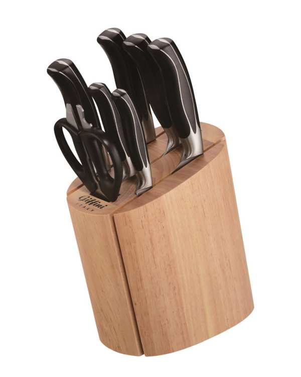 سرویس چاقو آشپزخانه 8 پارچه جی فی نی کد 02 مشکی ?>