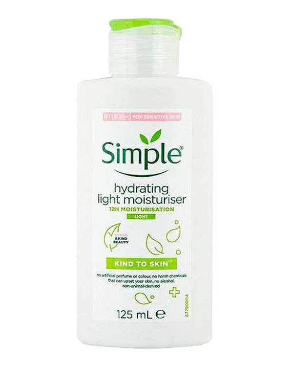 کرم مرطوب کننده سیمپل مدل 125ml Light