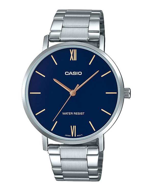 ساعت مچی مردانه عقربه ای کاسیو Casio مدل MTP-VT01D-2BUDF