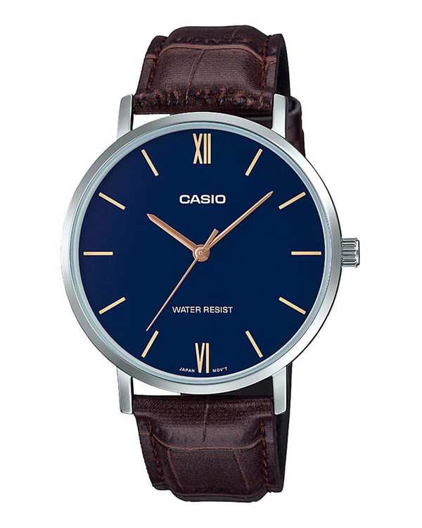 ساعت مچی مردانه عقربه ای کاسیو Casio مدل MTP-VT01L-2BUDF