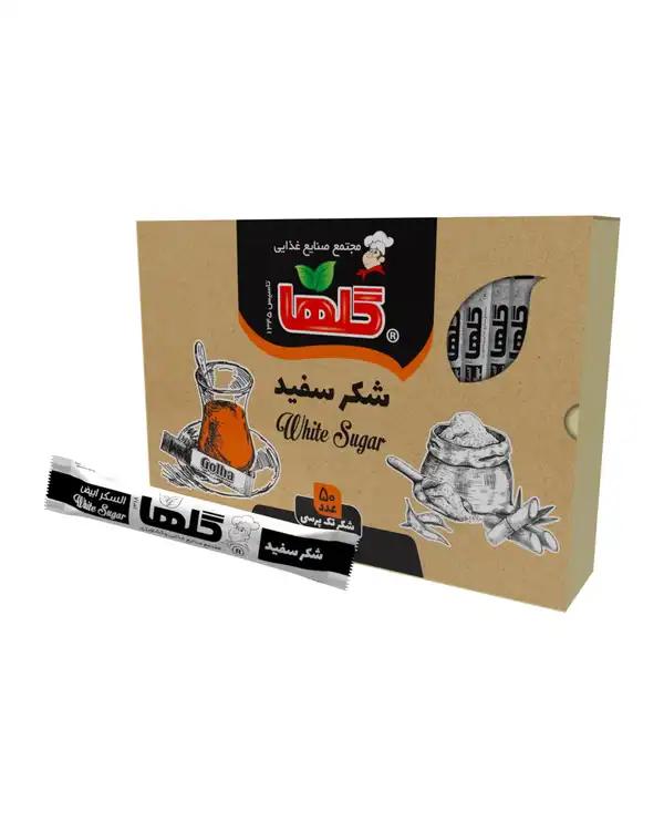 شکر تک پرسی گلها 7 گرم بسته 50 عددی