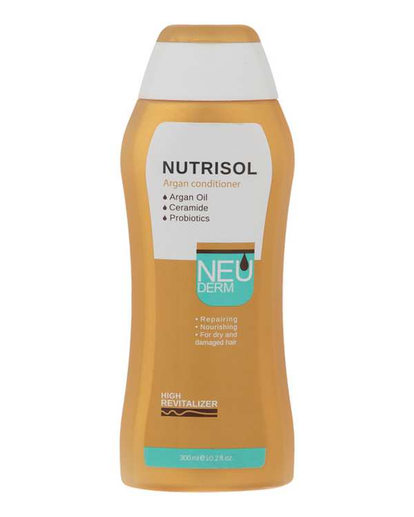 شامپو و نرم کننده مو نئودرم Neuderm مدل Nutrisol Argan بسته 2 عددی - تصویر 3