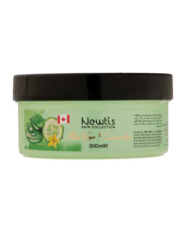 کرم مرطوب کننده نیوتیس Newtis مدل Aloe Vera & Cucumber حجم 300ml - تصویر 2