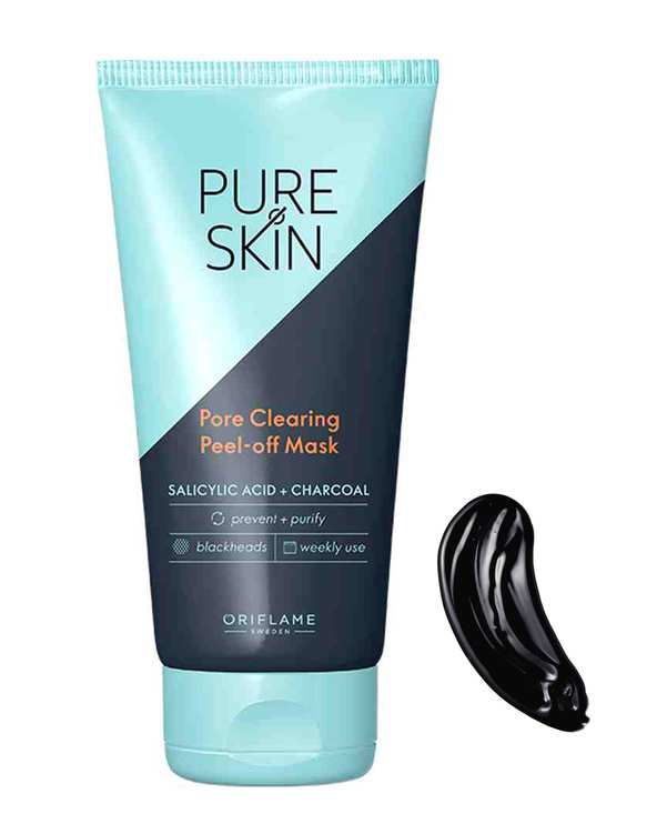 ماسک صورت زغال اوریفلیم Oriflame مدل Pure Skin Pore Clearing Peel Off Mask پاک کننده منافذ حجم 50ml ?>
