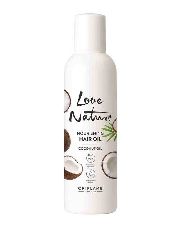روغن مو اوریفلیم Oriflame مدل Love Nature Nourishing Hair Oil حاوی عصاره نارگیل 100ml_1