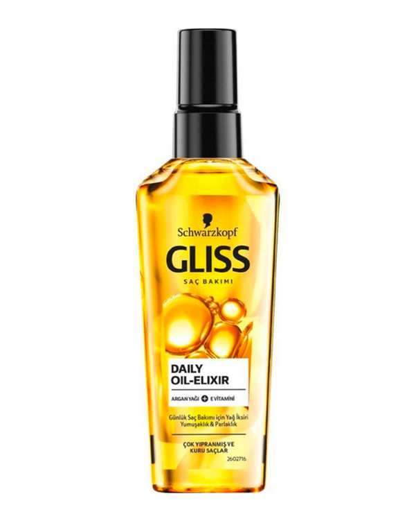 روغن مو گلیس Gliss مدل Oil Elixir حاوی روغن آرگان و ویتامین E حجم 75ml ?>