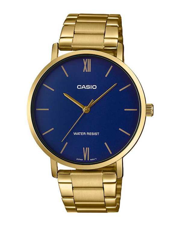 ساعت مچی مردانه عقربه ای کاسیو Casio مدل MTP-VT01G-2BUDF