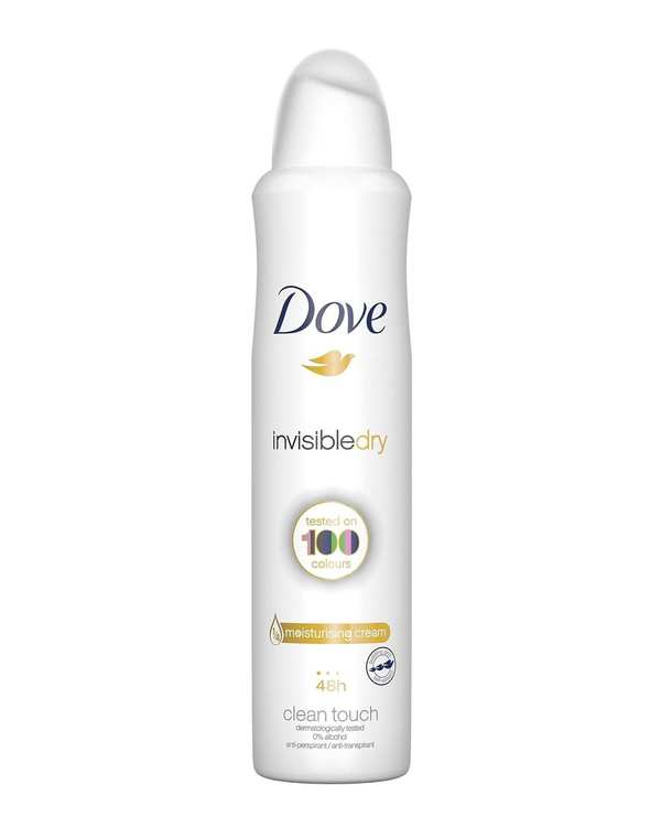 اسپری ضد تعریق زنانه 48 ساعته داو Dove مدل Invisible Dry حجم 250 میلی لیتر