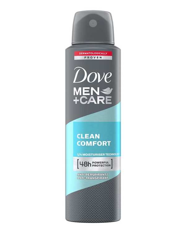 اسپری ضد تعریق مردانه داو Dove مدل Clean comfort حجم 200 میلی لیتر