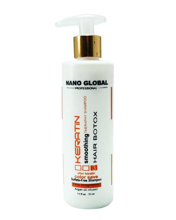 شامپو بدون سولفات تقویت کننده و ترمیم کننده مو نانو گلوبال Nano Global مدل 422 حجم 250ml 