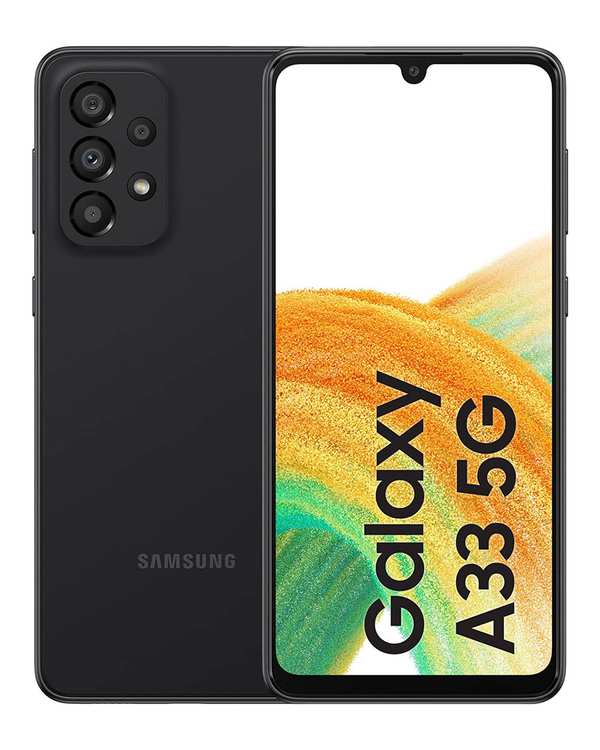 گوشی موبایل سامسونگ مدل Galaxy A33 5G دو سیم کارت ظرفیت 128 گیگابایت و رم 8 گیگابایت مشکی