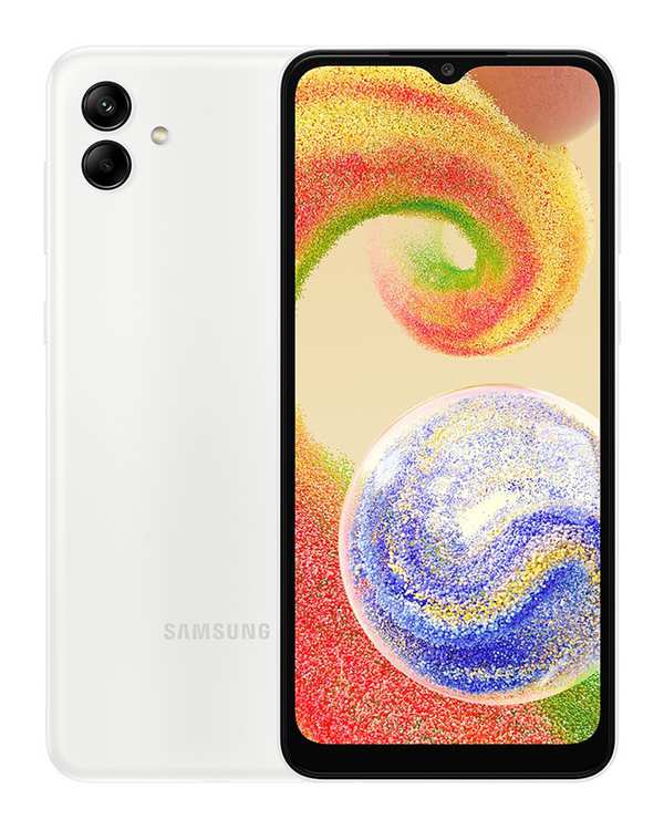 گوشی موبایل سامسونگ مدل Galaxy A04 دو سیم کارت ظرفیت 64 گیگابایت و رم 4 گیگابایت سفید