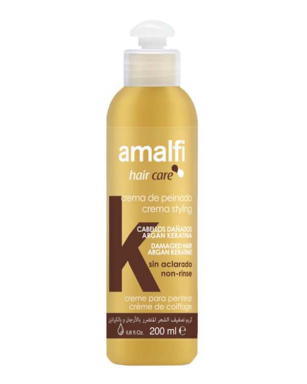 کرم مو حالت دهنده آمالفی Amalfi حاوی آرگان مناسب موهای آسیب دیده 200ml ?>