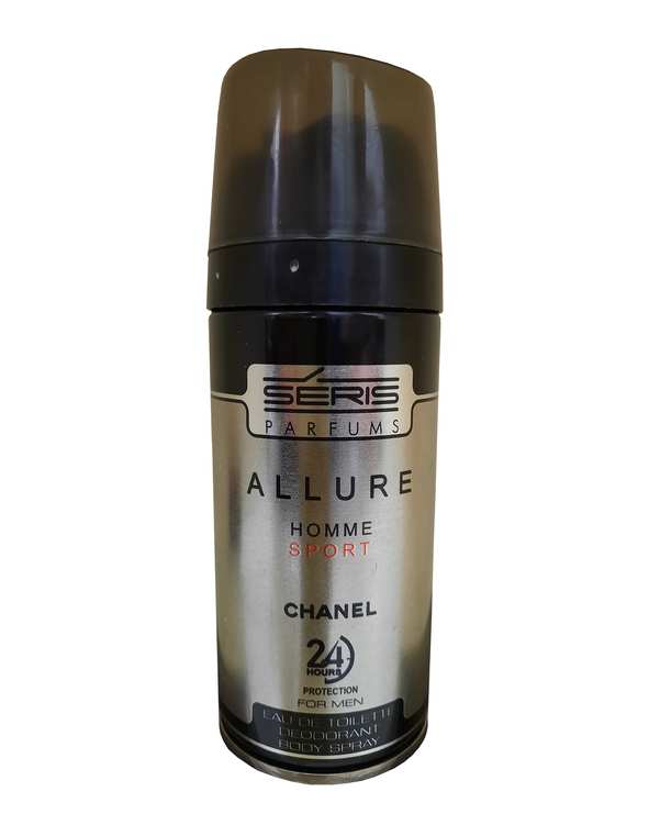اسپری بدن مردانه سریس Seris مدل Chanel Allure Homme Sport حجم 150ml