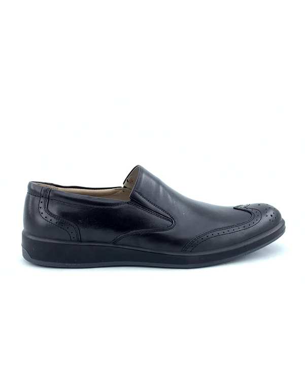 کفش چرم مردانه رسمی مشکی پاما Pama مدل K0054