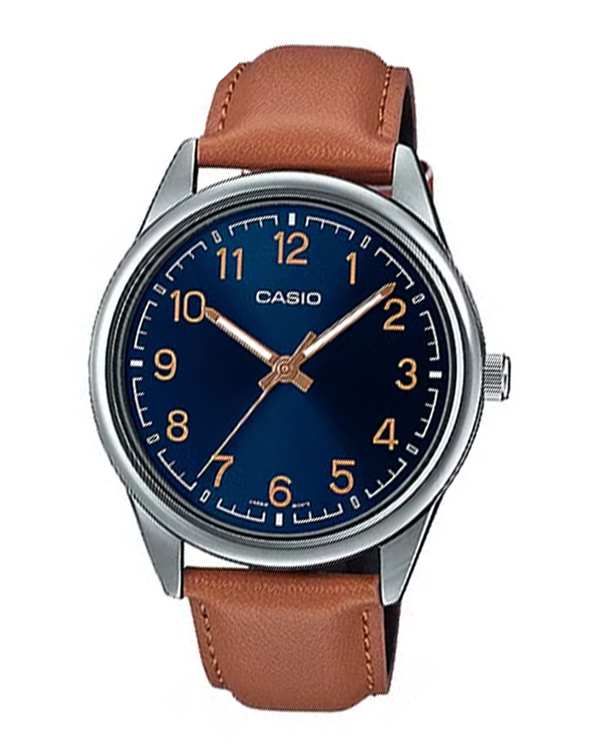 ساعت مچی مردانه عقربه ای کاسیو Casio مدل MTP-V005L-2B4UDF