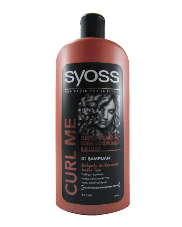 شامپو مو سایوس Syoss مدل Curl Me حجم 550ml