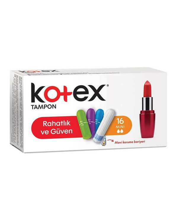 تامپون کوتکس Kotex مدل Mini بسته 16 عددی