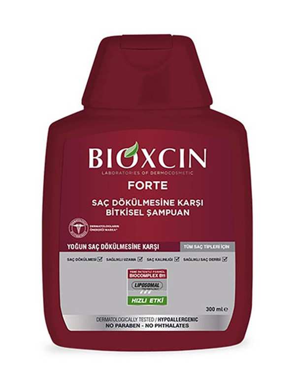 شامپو ضد ریزش مو بیوکسین Bioxcin مدل فورته حجم 300ml 