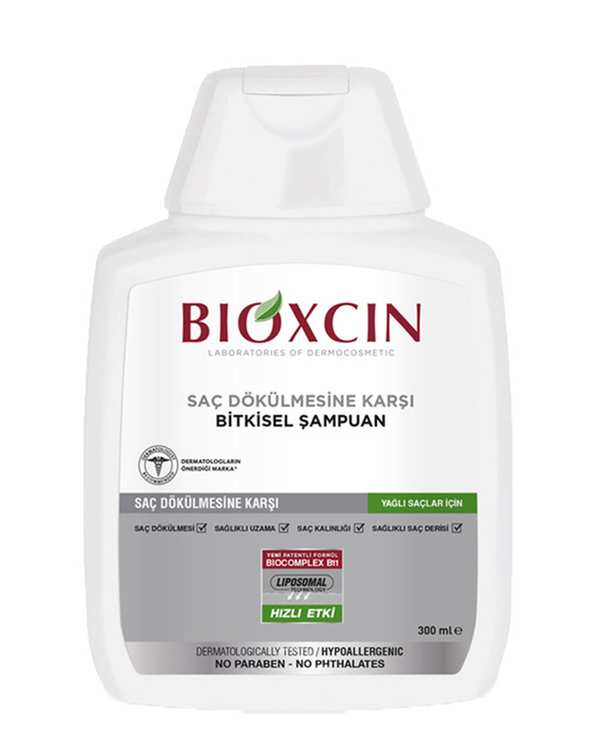 شامپو تقویت کننده و ضد ریزش مو بیوکسین Bioxcin مدل کلاسیک 300ml 