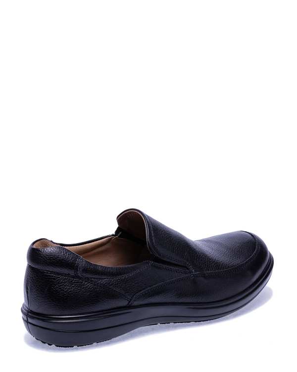 کفش چرم مردانه کژوال مشکی پاما Pama مدل K0028 - تصویر 4