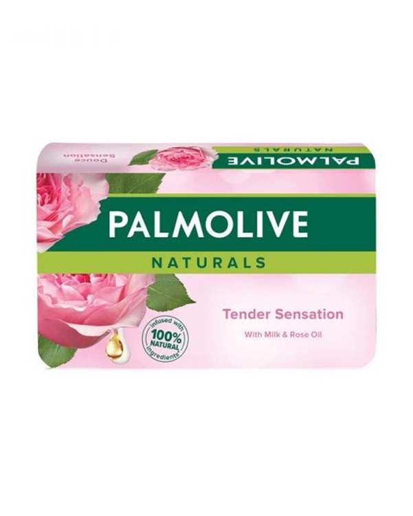 صابون شستشو پالمولیو Palmolive حاوی عصاره شیر و روغن گل رز 150 گرم بسته 6 عددی