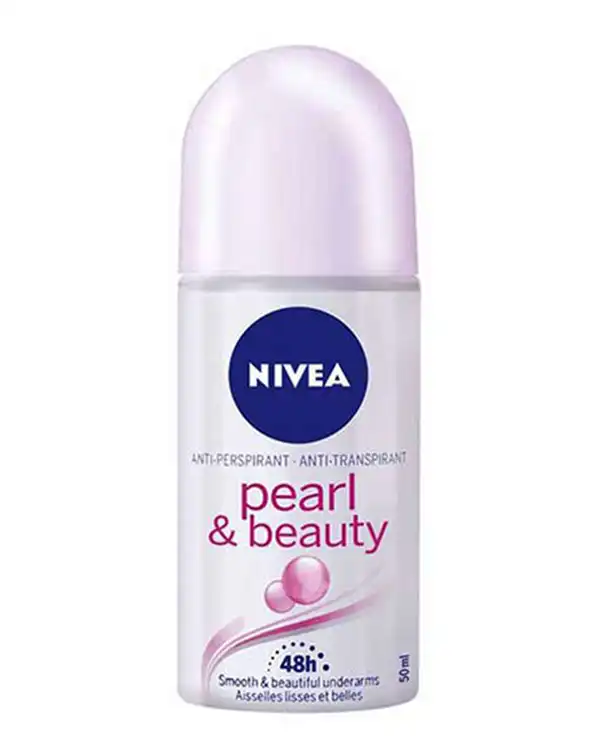 مام رول ضد تعریق زنانه نیوآ Nivea مدل پرل اند بیوتی Pearl & Beauty حجم 50ml
