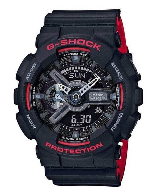 ساعت مچی مردانه عقربه ای دیجیتال G-Shock کاسیو Casio مدل GA-110HR-1A