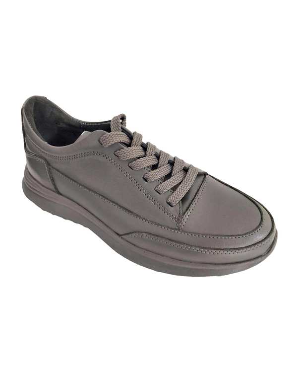 کفش چرم زنانه کژوال خاکستری صاد Saad مدل KA0207 ?>