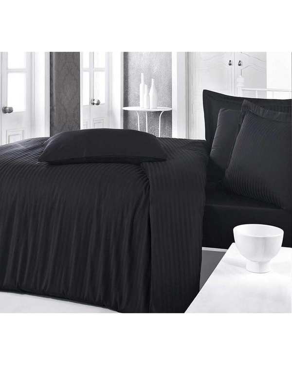 سرویس ملحفه دو نفره 6 تکه خاکستری ای اس اف ASF مدل SATIN & JACQUARD