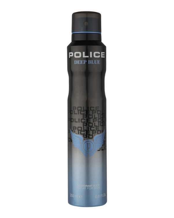 اسپری دئودورانت مردانه پلیس Police مدل Deep Blue حجم 200ml